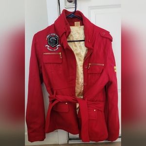 Vtg Apple Bottoms Wool Blend Peacoat